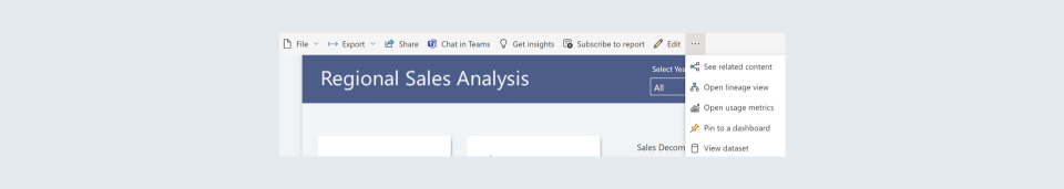 Usage metrics option