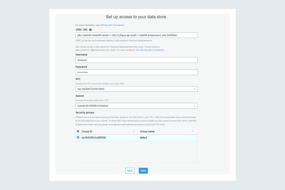 Select appropriate visuals to represent the metrics