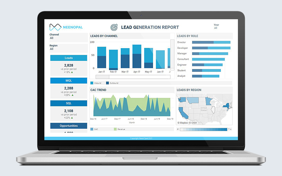 Lead Generation Report Dashboard